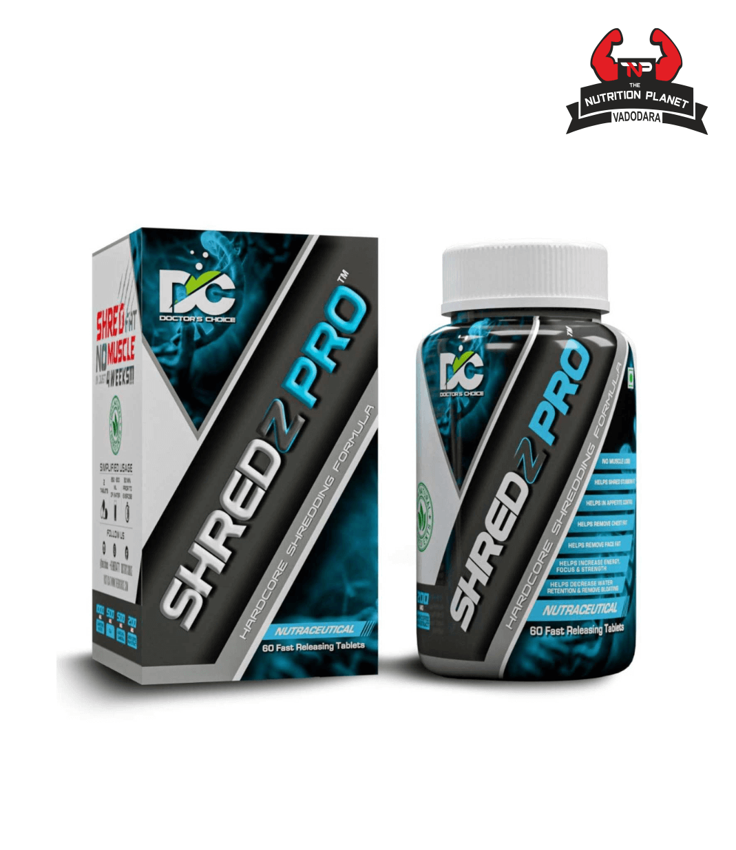 Doctor's Choice SHREDZ PRO Formula with 500mg Acetyl-L-Carnitine, CLA, Green Coffee Bean Extract, Garcinia Cambogia, 60 count 